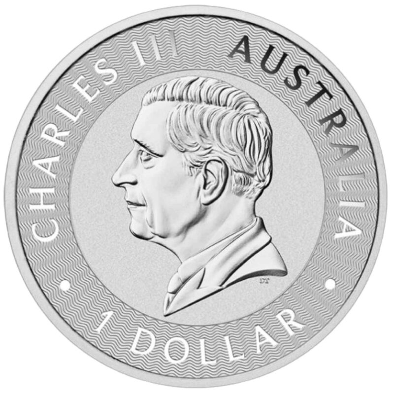 1 OUNCE SILVER AUSTRALIAN KANGAROO 2024 - Image 2