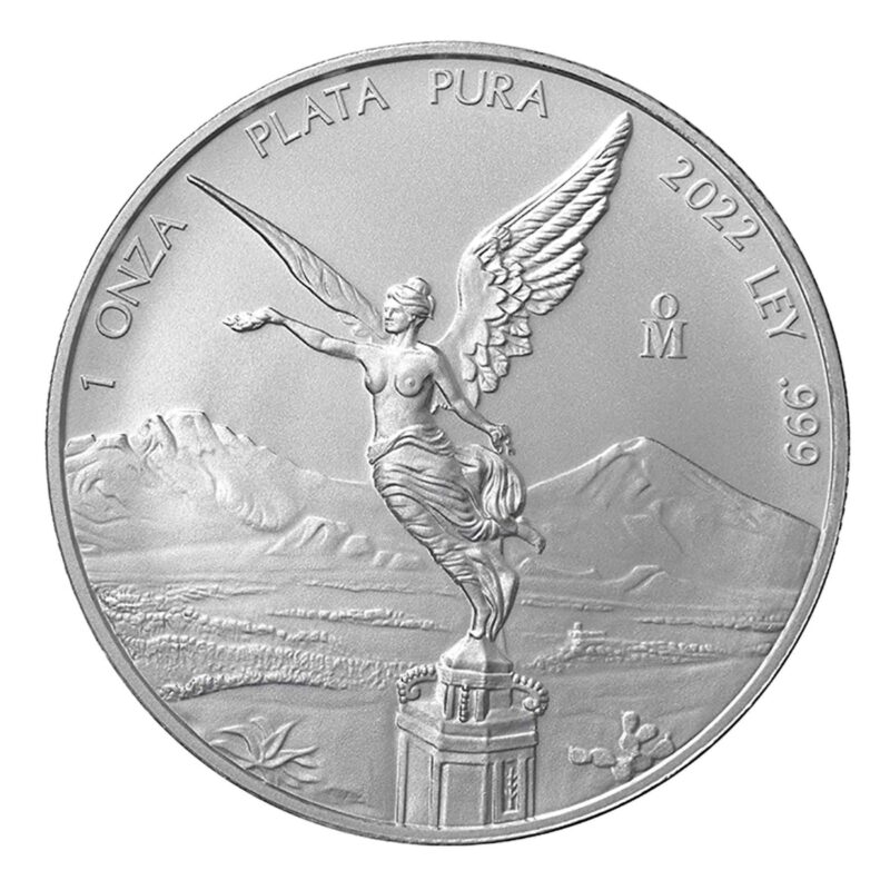 1 OUNCE MEXICAN SILVER LIBERTAD 2022