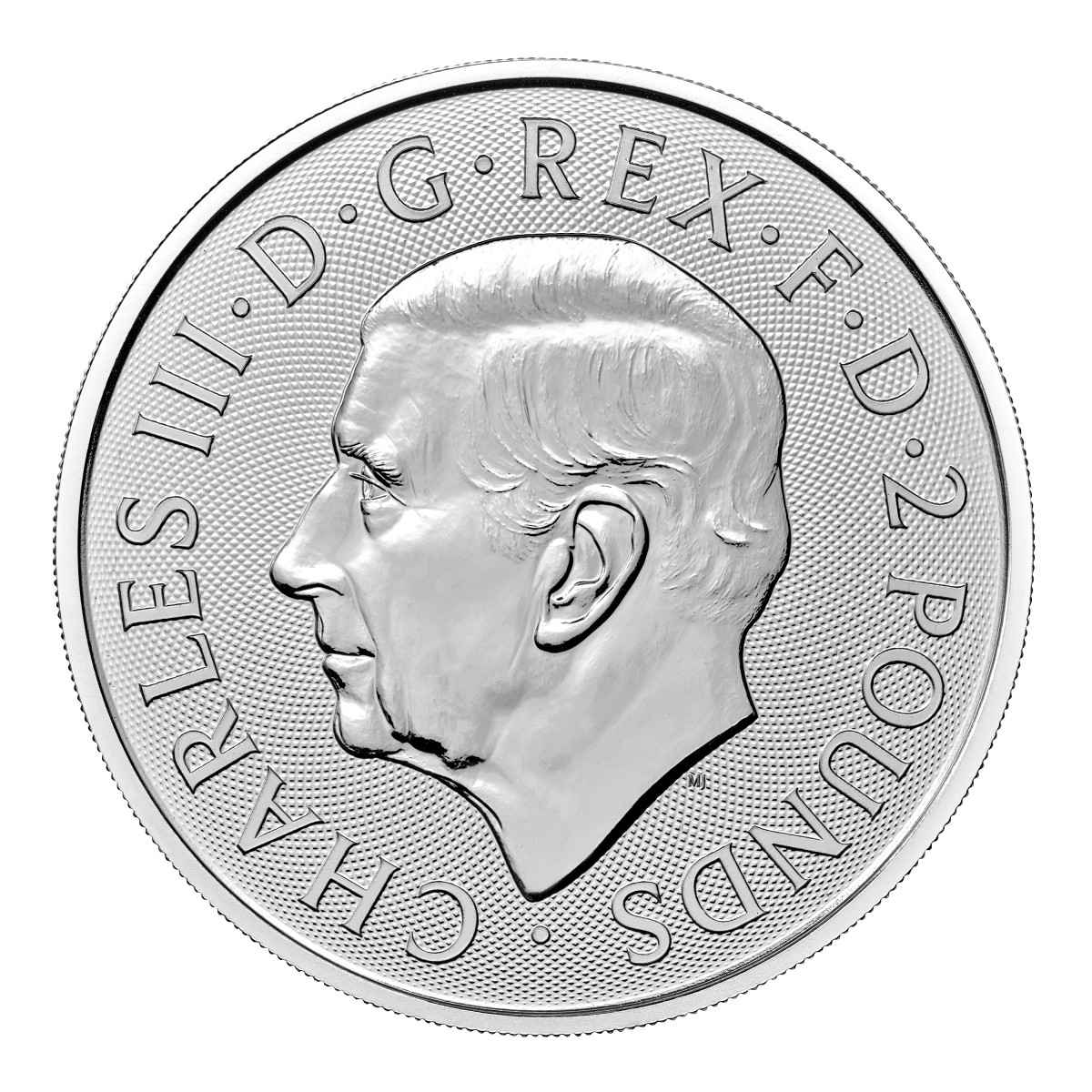 1 OUNCE SILVER BRITANNIA  AND LIBERTY COIN ROYAL MINT 2024 - Image 3