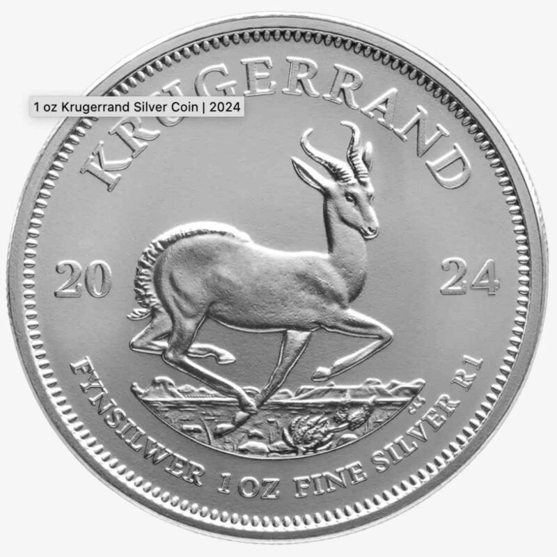 1 OUNCE SILVER KRUGERRAND 2024