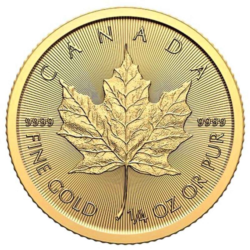 1/4 OUNCE GOLD MAPLE LEAF 2024