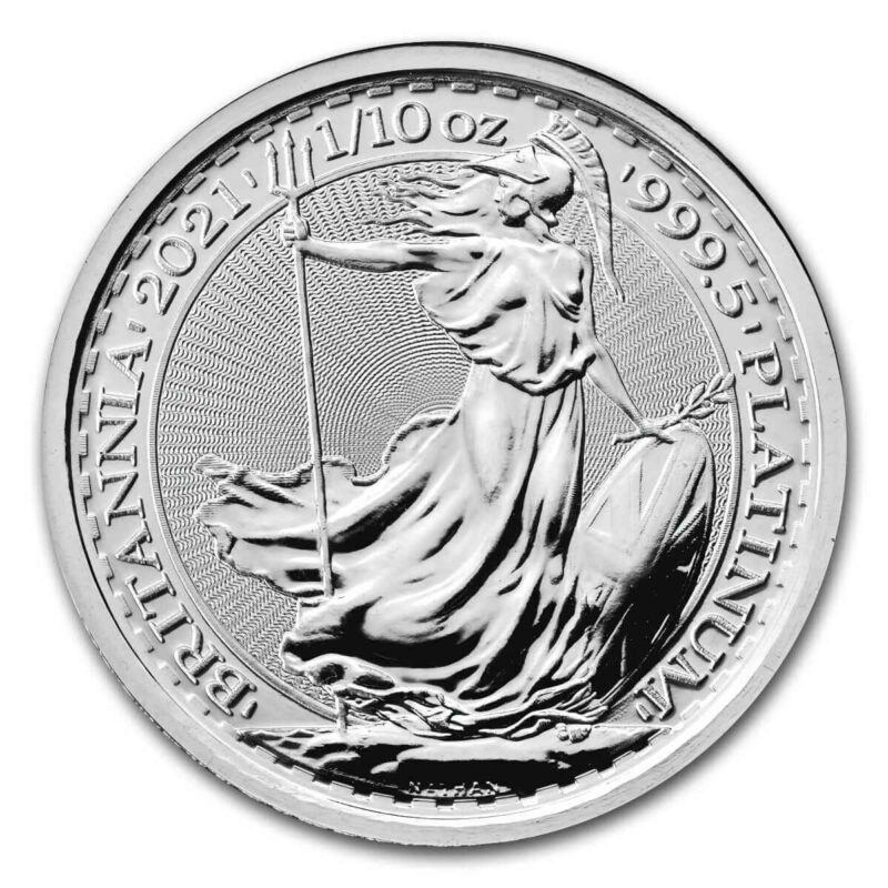 1/10 OUNCE PLATINUM BRITANNIA