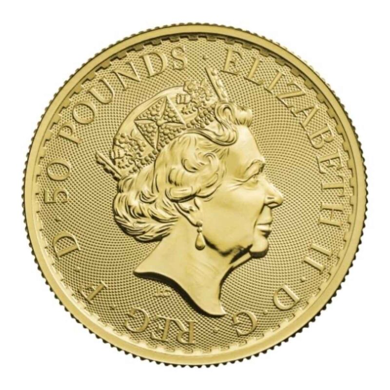 1/2 OUNCE GOLD BRITANNIA QUEEN ELIZABETH 2023 - Image 2