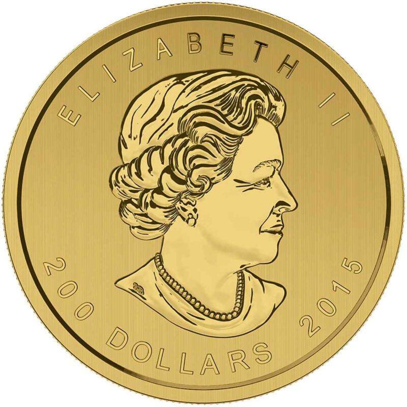 1 OUNCE GOLD CANADIAN GROWLING COUGAR
