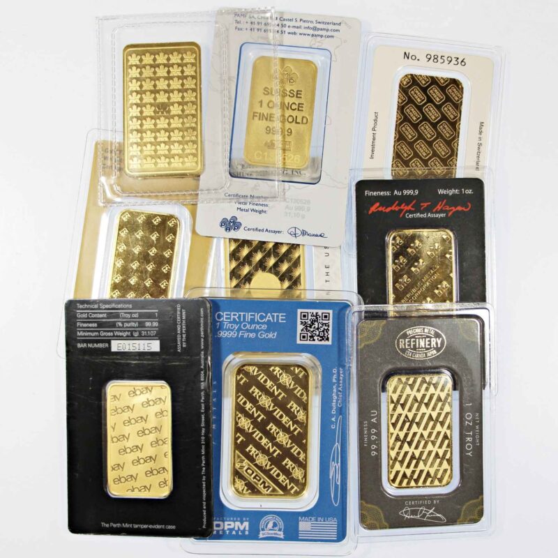 1 OUNCE GOLD BAR - Image 2