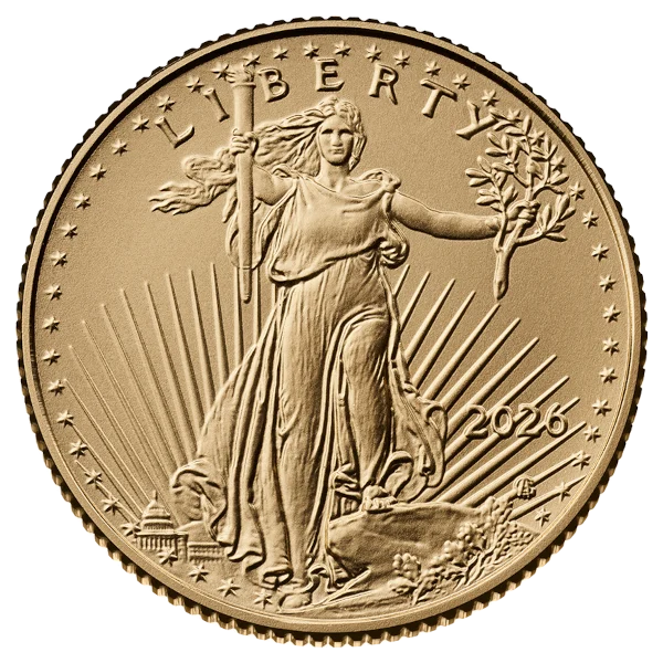 1/10 Ounce Gold Eagle 2026 (obverse)