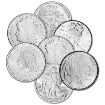 1/10 Ounce Silver Round (obverse)
