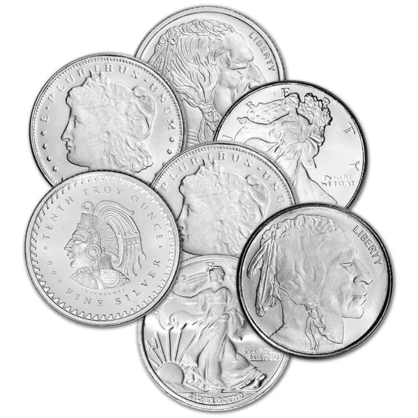 1/10 Ounce Silver Round (obverse)