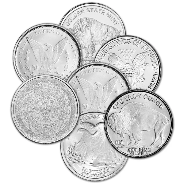 1/10 Ounce Silver Round (reverse)