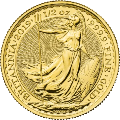 1/2 Ounce Gold Britannia (obverse)