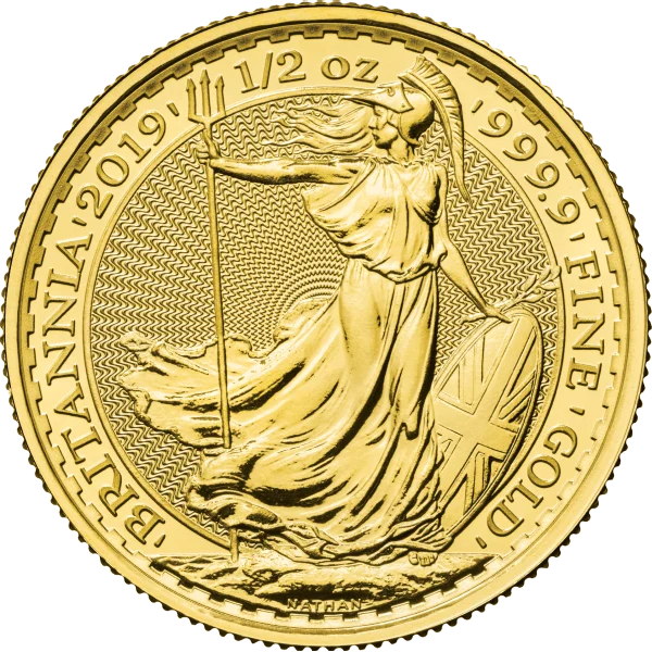 1/2 Ounce Gold Britannia (obverse)