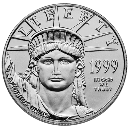 1/2 Ounce US Platinum Eagle (obverse)