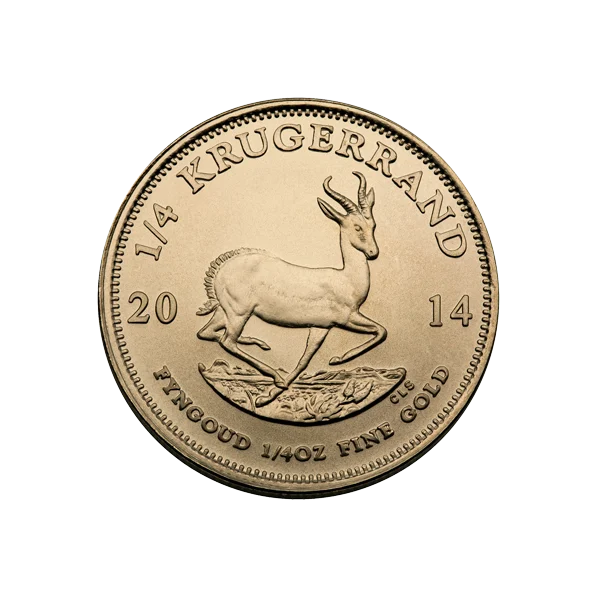 1/4 Ounce Gold Krugerrand (reverse)