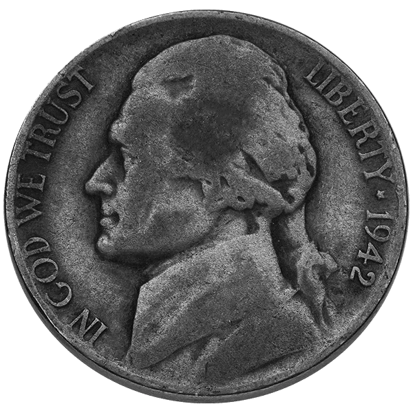 $1 Face US War Nickel (obverse)