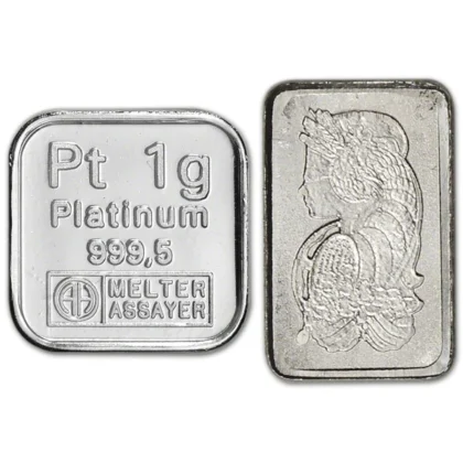 1 Gram Platinum Bar (obverse)