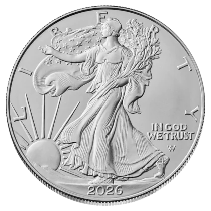 1 Ounce American Silver Eagle 2026 (obverse)