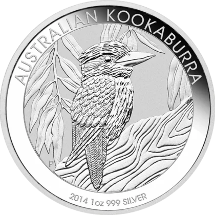 1 Ounce Australian Silver Kookaburra (obverse)