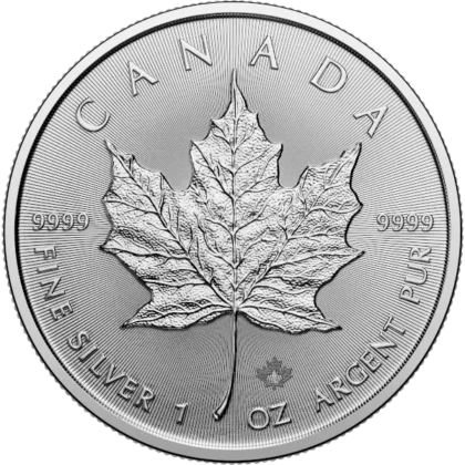 1 Ounce Canadian Silver Maple Leaf 2026 (obverse)