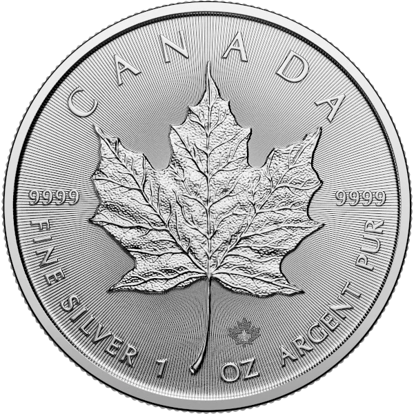 1 Ounce Canadian Silver Maple Leaf 2026 (obverse)