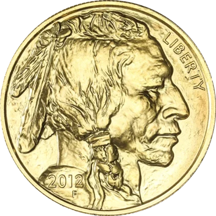 1 Ounce Gold Buffalo Raw/Not Original Packaging (obverse)