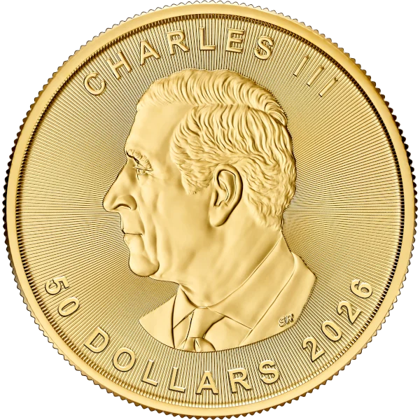 1 Ounce Gold Maple Leaf 2026 (reverse)