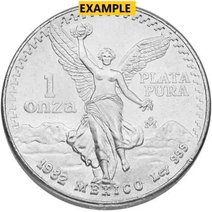 1 Ounce Mexican Silver Libertad (obverse)
