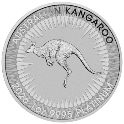 1 Ounce Platinum Australian Kangaroo 2026 (obverse)