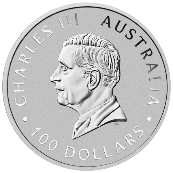 1 Ounce Platinum Australian Kangaroo 2026 (reverse)