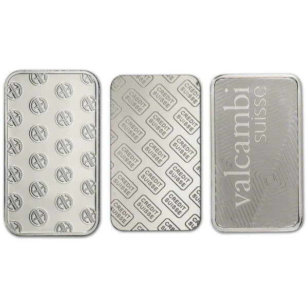 1 Ounce Platinum Bar (reverse)