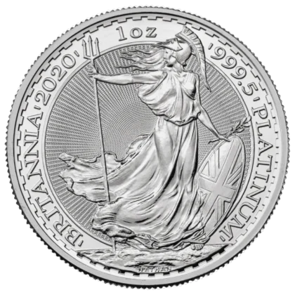 1 Ounce Platinum Britannia (obverse)