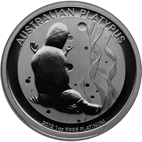 1 Ounce Platinum Platypus (obverse)