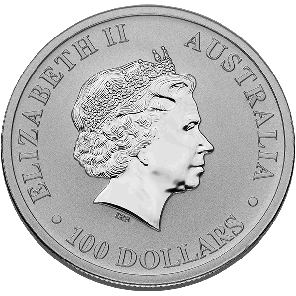 1 Ounce Platinum Platypus (reverse)