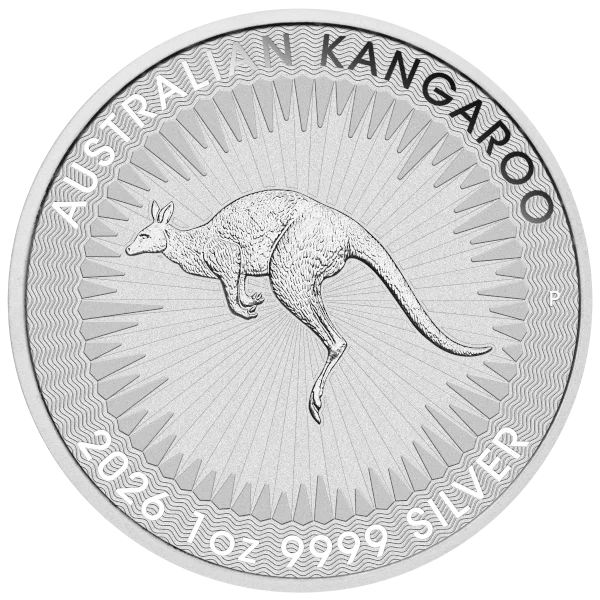 1 Ounce Silver Australian Kangaroo 2026 (obverse)