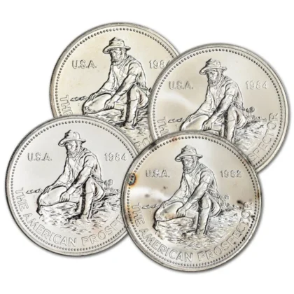 1 Ounce Silver Prospector (obverse)