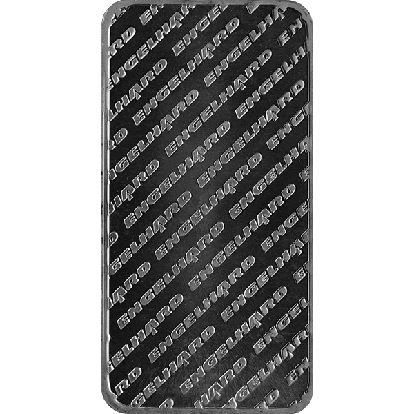 10 Ounce Engelhard Silver Bar (reverse)