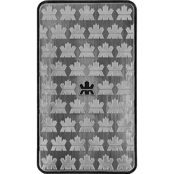 10 Ounce Royal Canadian Mint Silver Bar (reverse)