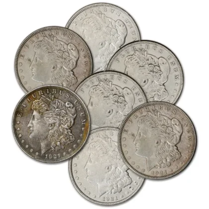 1921 Cull Morgan Dollar (obverse)