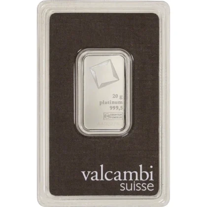 20 Gram Platinum Bar (obverse)