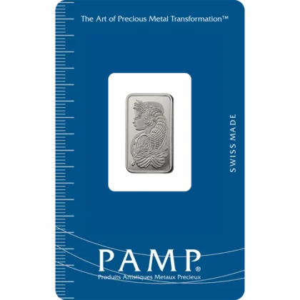 5 Gram Platinum Bar (obverse)