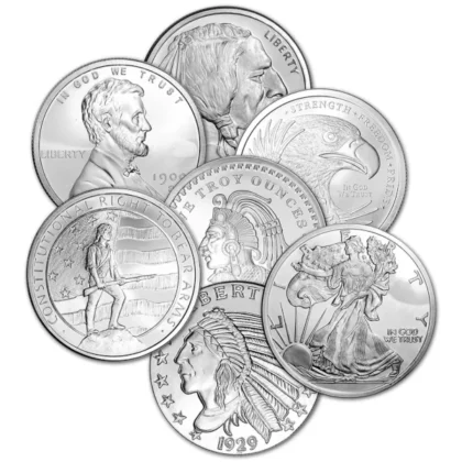 5 Ounce Silver Round (obverse)