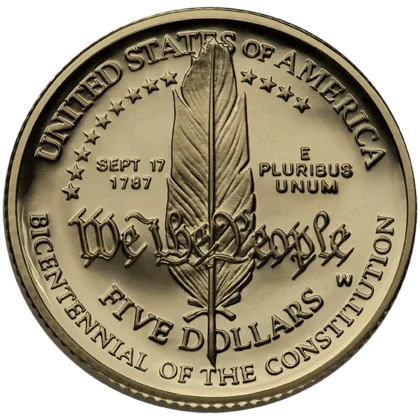 $5 US Gold Commemorative (obverse)