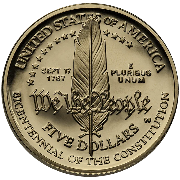 $5 US Gold Commemorative (obverse)