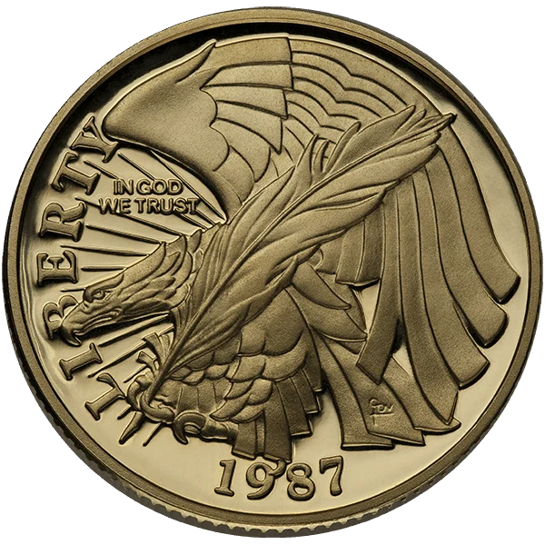 $5 US Gold Commemorative (reverse)