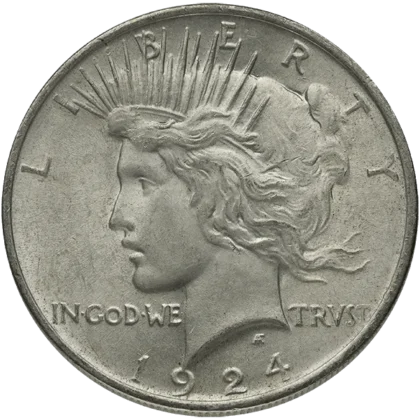 AU Peace Dollar (obverse)