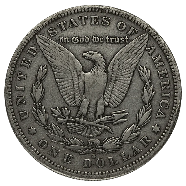 Circulated Morgan Dollar (reverse)
