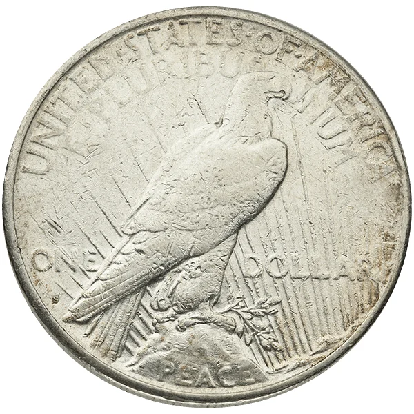 Cull Peace Dollar (reverse)
