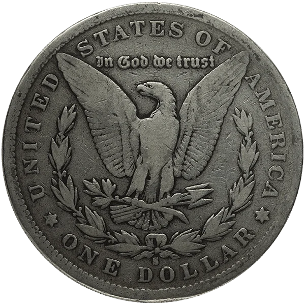 Cull Pre-21 Morgan Dollar (reverse)