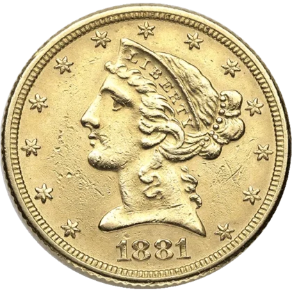 LP $5 Liberty (obverse)