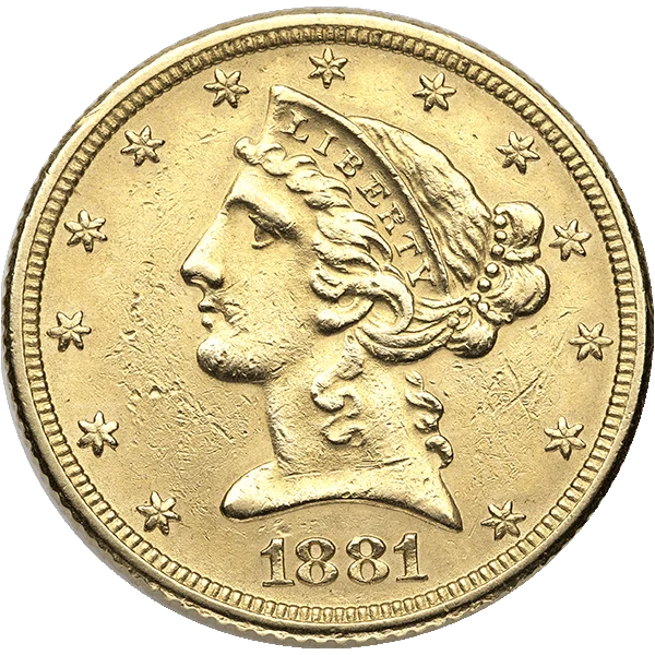 LP $5 Liberty (obverse)