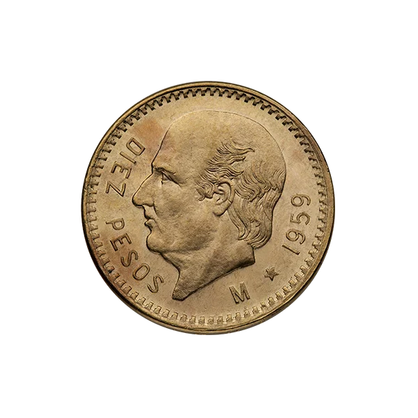 Mexican 10 Peso (obverse)
